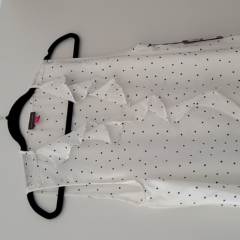 Vince Camuto Polkadot Blouse
